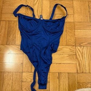 SKIMS Navy Bodysuit